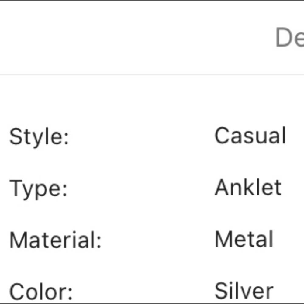 Last 1‼️🆕 Ankle Bracelets - Picture 4 of 4